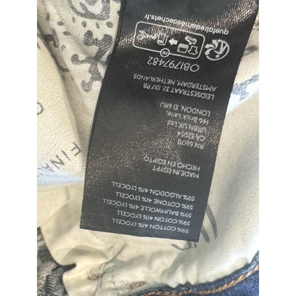 We The Free Final Countdown Cuffed Low Rise Jeans Free People Blue 27 - Picture 12 of 15